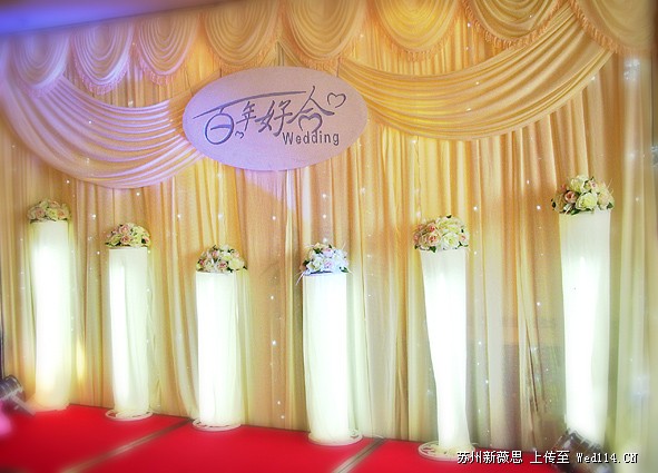 婚庆会场布置商业摄影