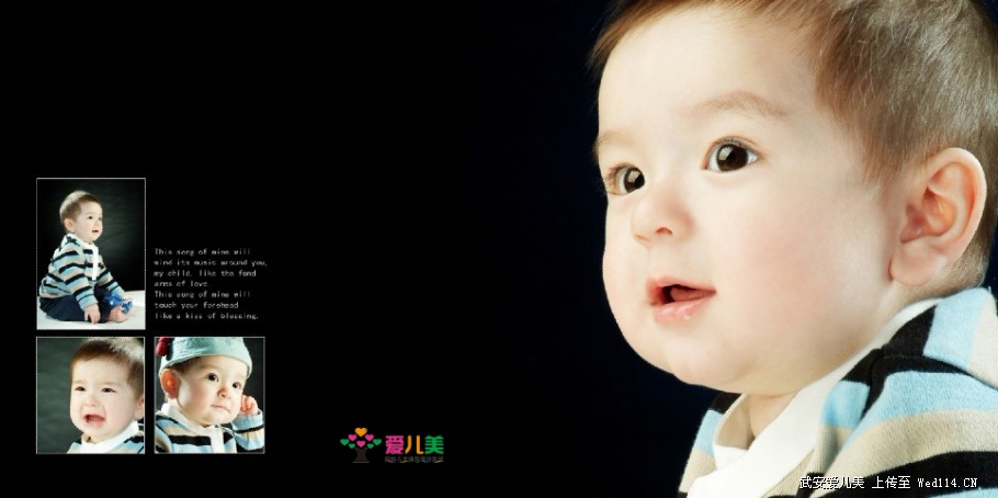 8X8 水晶相册儿童照