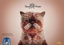 各种神情的喵星人创意广告摄影