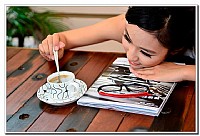 Here《咖啡情怀》人像摄影B