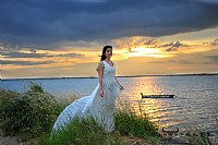 弥影湛江人像: 远望