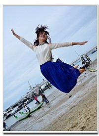 “你看”“她飞”“我拍”