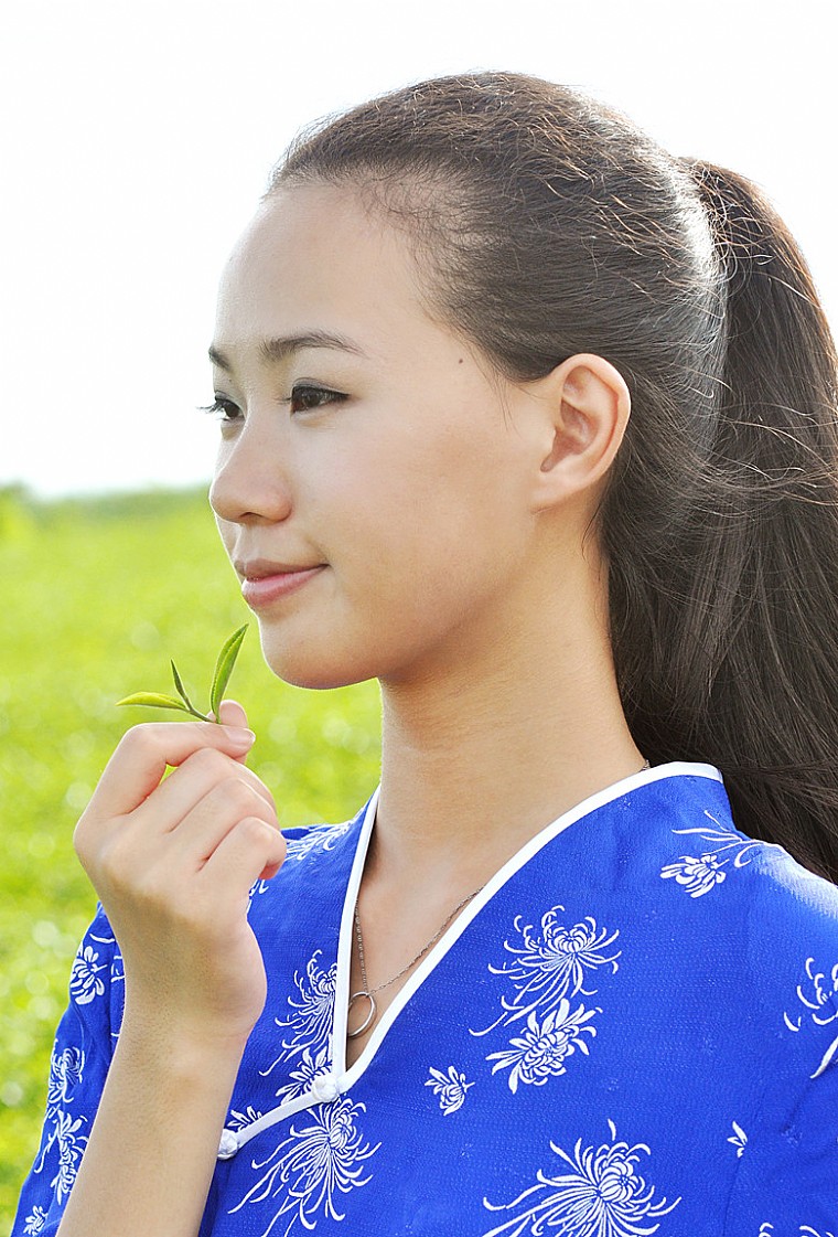 采茶妹 农田里的小清新