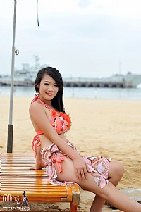 比基尼外拍 在大师们的脖子缝隙里蹭拍了几张(渔港公园)