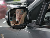 本田新车发布会的模特