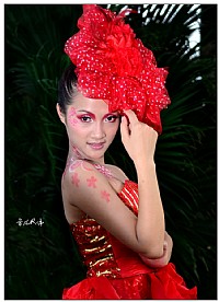 中澳公园指舞化妆培训摄影活动-----精品美女