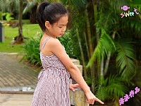 渔港公园写生－－小小模特