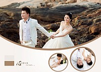 婚纱照，吉兆湾海景