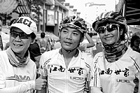 自行车赛黑白照片一组