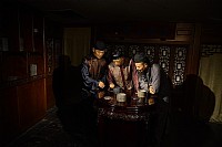 上海明珠塔下蜡像