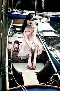 弥影摄影(湛江)。。。。渔家女