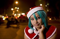 圣诞节，试用手动灯，夜景人像试拍