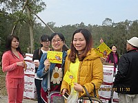 “你参与，我派米”徒步活动为情暖筹得百袋米