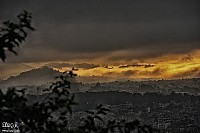 尼泊尔首都 加德满都上空