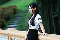 人民广场清新人像