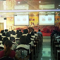 上官应邀出席“麻章区道德讲堂”给青少年学生们述自己的志愿历程