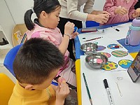 "情暖湛江"N1493麻章区新时代文明实践中心开展“‘蛋’趣横生”——蛋宝宝彩绘亲子活动