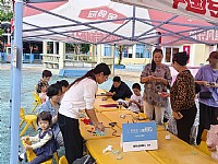 “情暖湛江”N1107壹基金儿童服务站（坡头镇文化站）开展“巧手制作莲花灯”手工活动