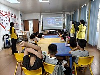 “情暖湛江”NO.510壹基金儿童服务站麻章镇文化站开展“防溺水小课堂“安全教育活动