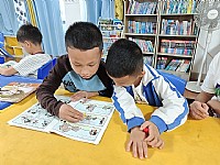 “情暖湛江”NO.510壹基金儿童服务站麻章镇文化站开展“我的阅读小约定”世界读书日主题活动