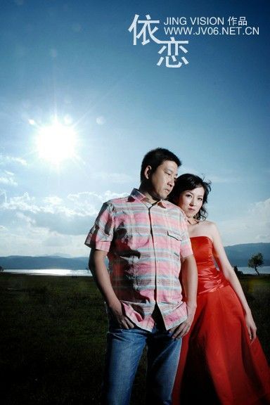 带着气球去照婚纱摄影4