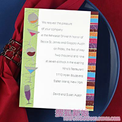 浪漫个性的婚礼请柬2