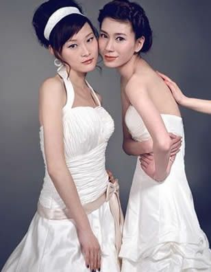 09年伴娘礼服闪亮发布3