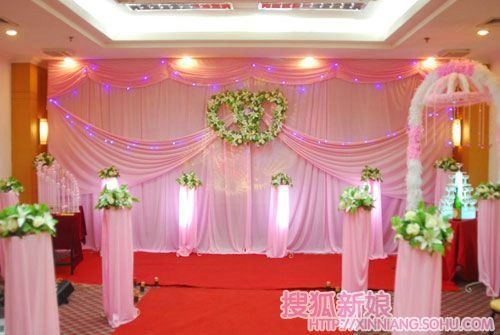巧妙的婚礼现场布置1