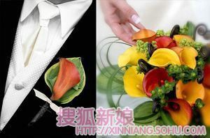 适合秋天用的鲜艳手捧花3