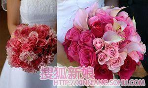 适合秋天用的鲜艳手捧花7