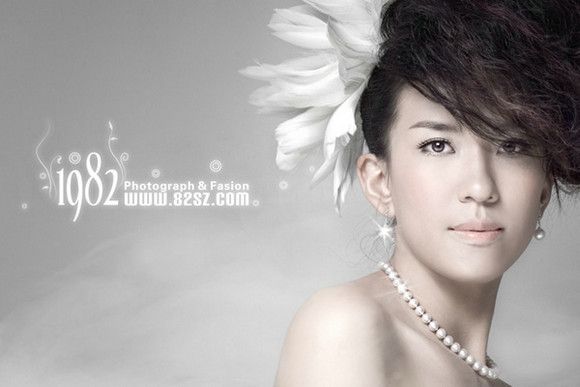 1982年的小夫妻复古婚纱照1