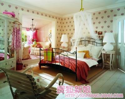 浪漫新居 床的摆放位置5