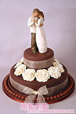 浓情蜜意的婚礼蛋糕1