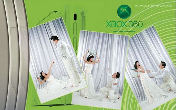 80后夫妻的非主流婚纱秀4