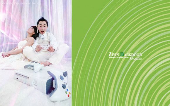 80后夫妻的非主流婚纱秀5