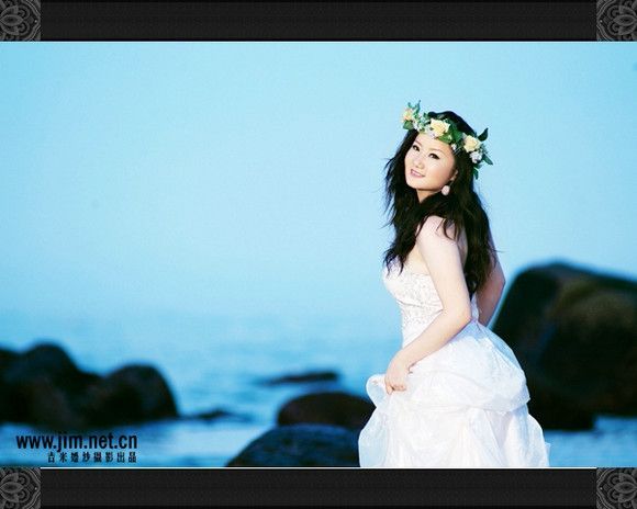 幸福恋人的浪漫婚纱照样片6