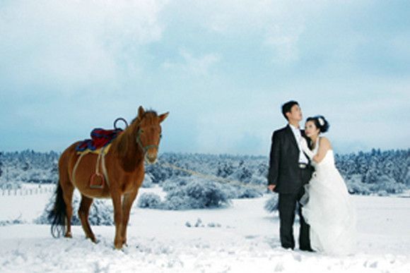 因为爱婚纱艺术照3