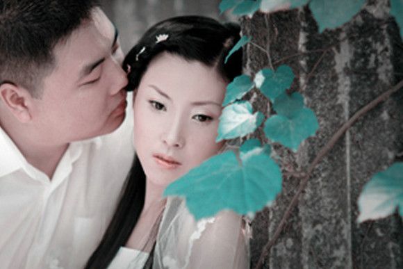 因为爱婚纱艺术照4