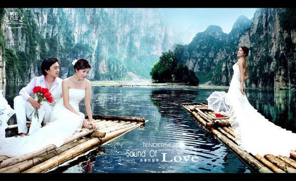 水上婚纱照-爱在天涯2