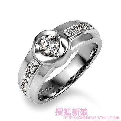 韩式白金戒指推荐8