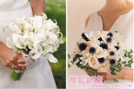 十六种风格的手捧花 总有适合你的1