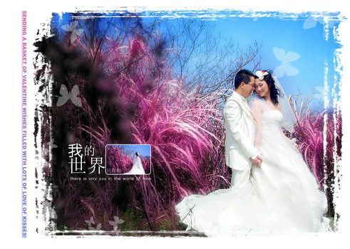 幸福新娘婚纱写真欣赏7