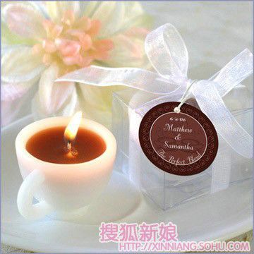 创意婚礼上的可爱蜡烛6