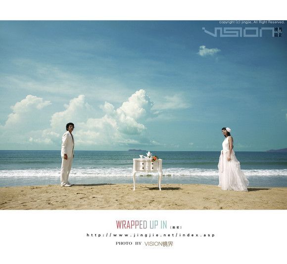 80海边浪漫婚纱照7