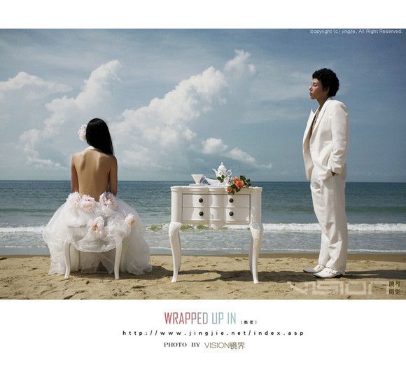 80海边浪漫婚纱照9