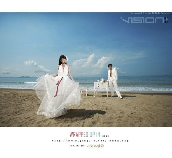 80海边浪漫婚纱照10