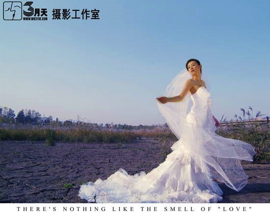 户外纯美婚纱照推荐——i feel u1