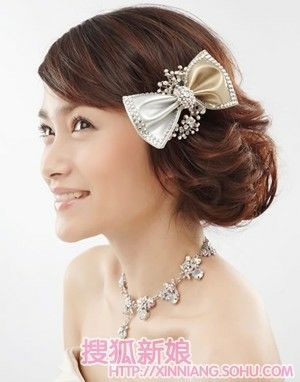 2010年时尚日韩新娘发型8