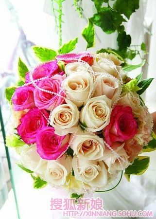 09年流行什么新娘手捧花1
