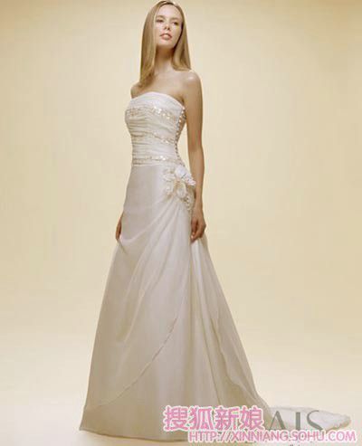 纯洁典雅的公主婚纱1